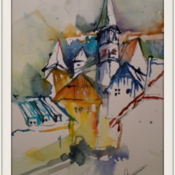 Eisenerz - Aquarell / 30x40